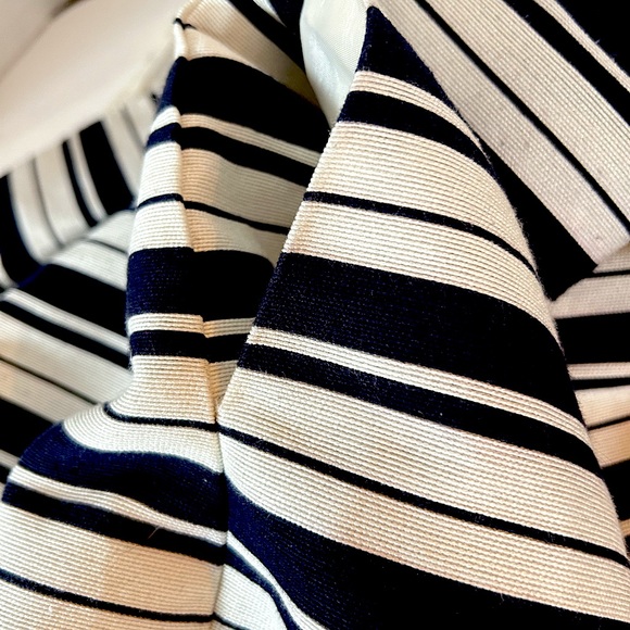 Eliza J Women's Stripe Black and White Jacquard Midi Skirt Size 8 - Picture 6 of 14